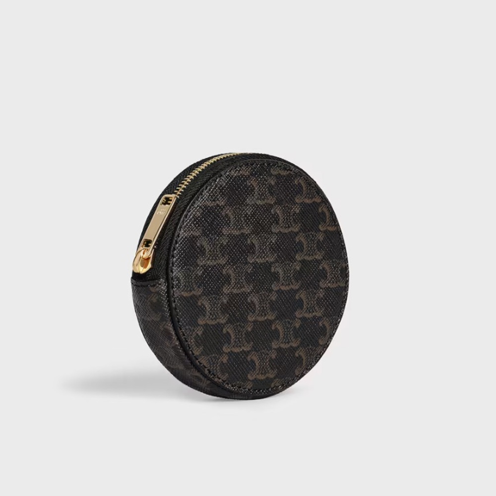 NIB✨CELINE Coin Case in Triomphe Canvas